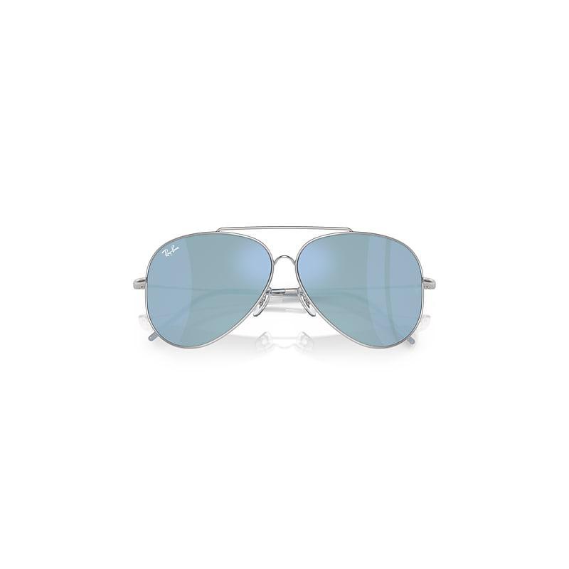 Ray-Ban Aviator Reverse Sunglasses Frame Blue Lenses Product Image