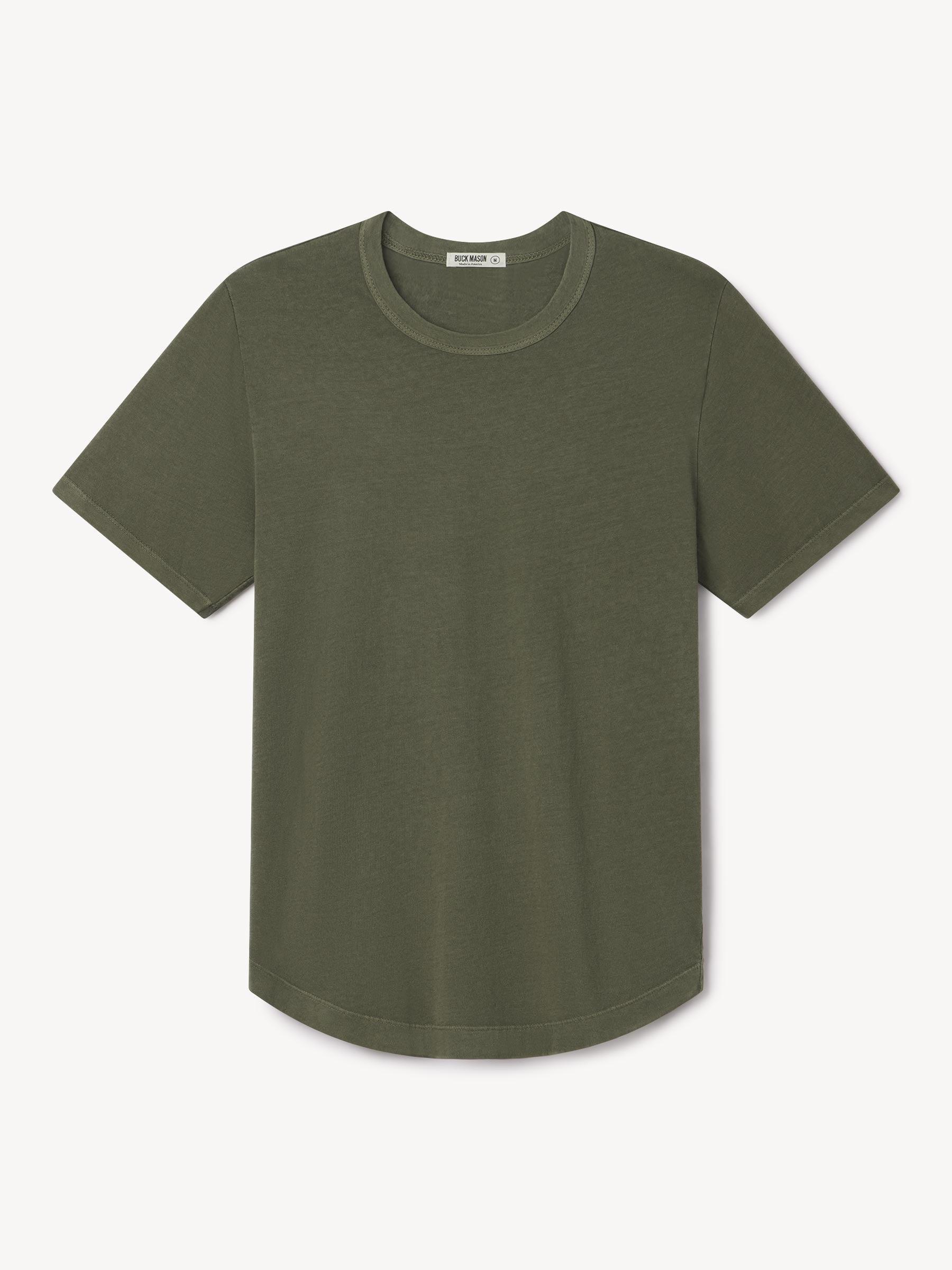 Laurel Pima Curved Hem Tee Product Image