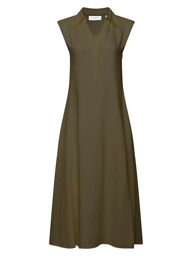 Womens Kienna Cap-Sleeve Midi-Dress Product Image