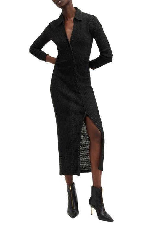 Connie Midi Dress In Black Product Image