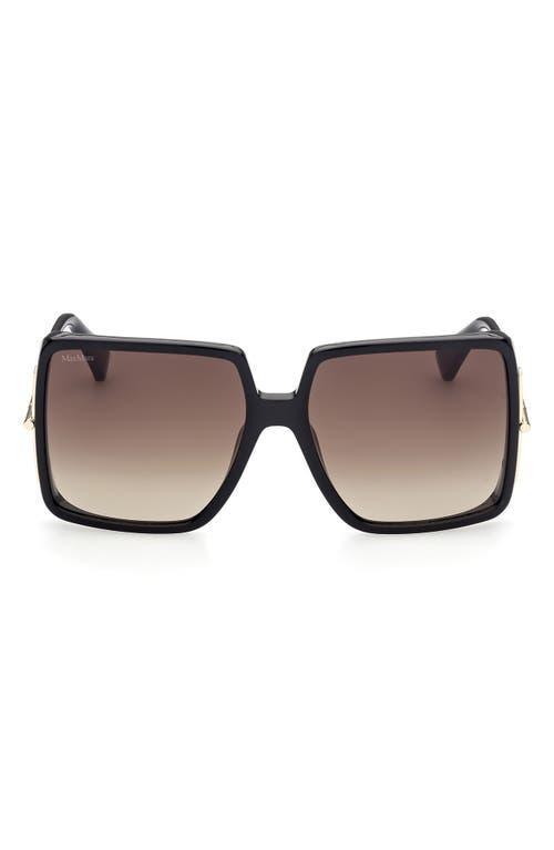Max Mara 58mm Gradient Square Sunglasses Product Image