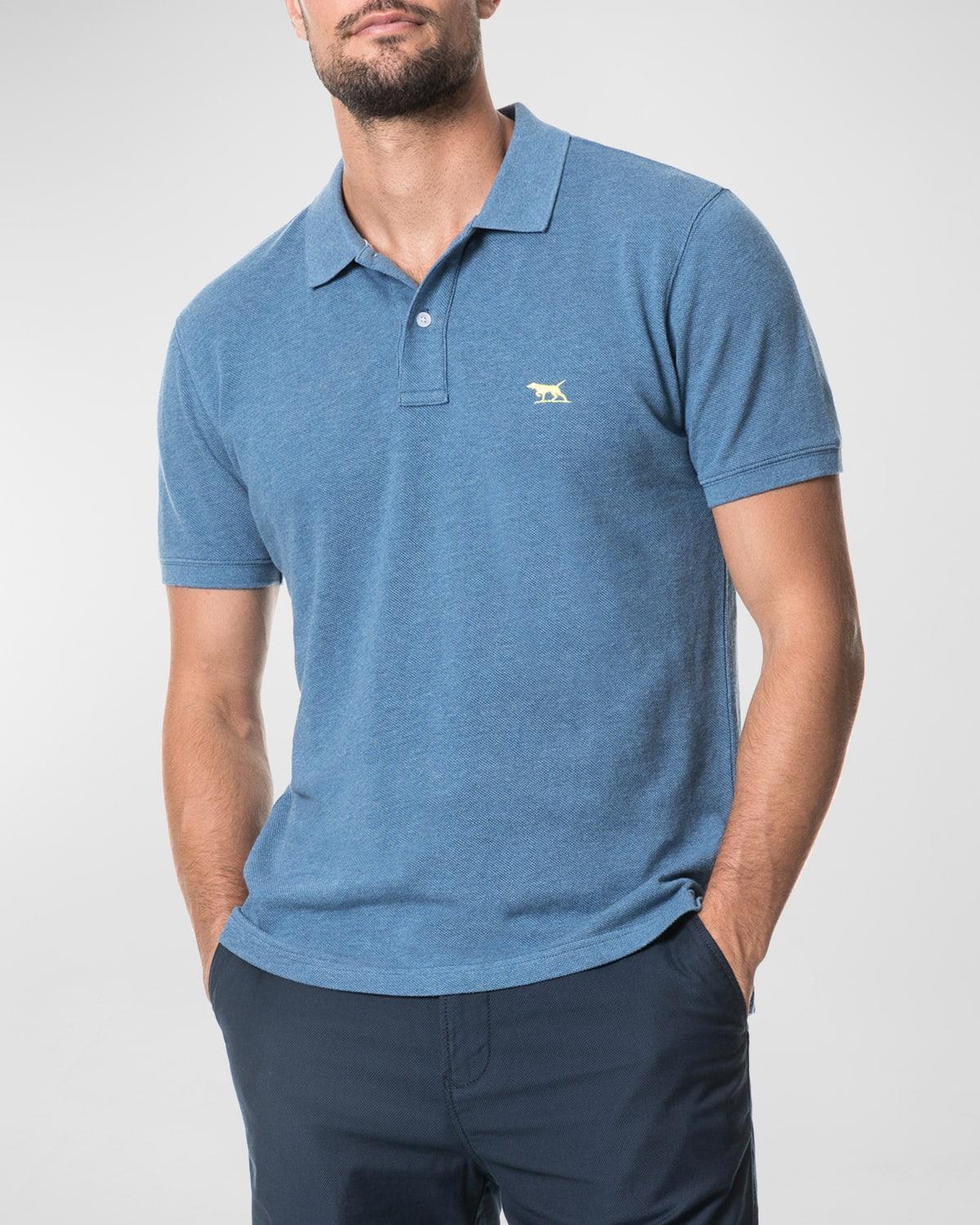 Mens The Gunn Cotton Polo Shirt Product Image