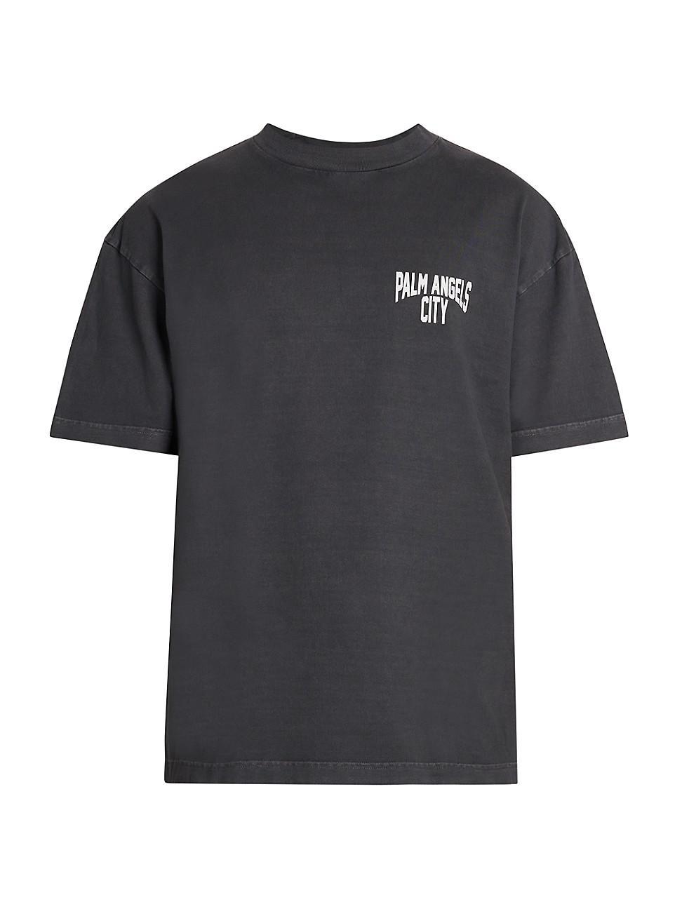 Mens City Logo Washed T-Shirt Product Image