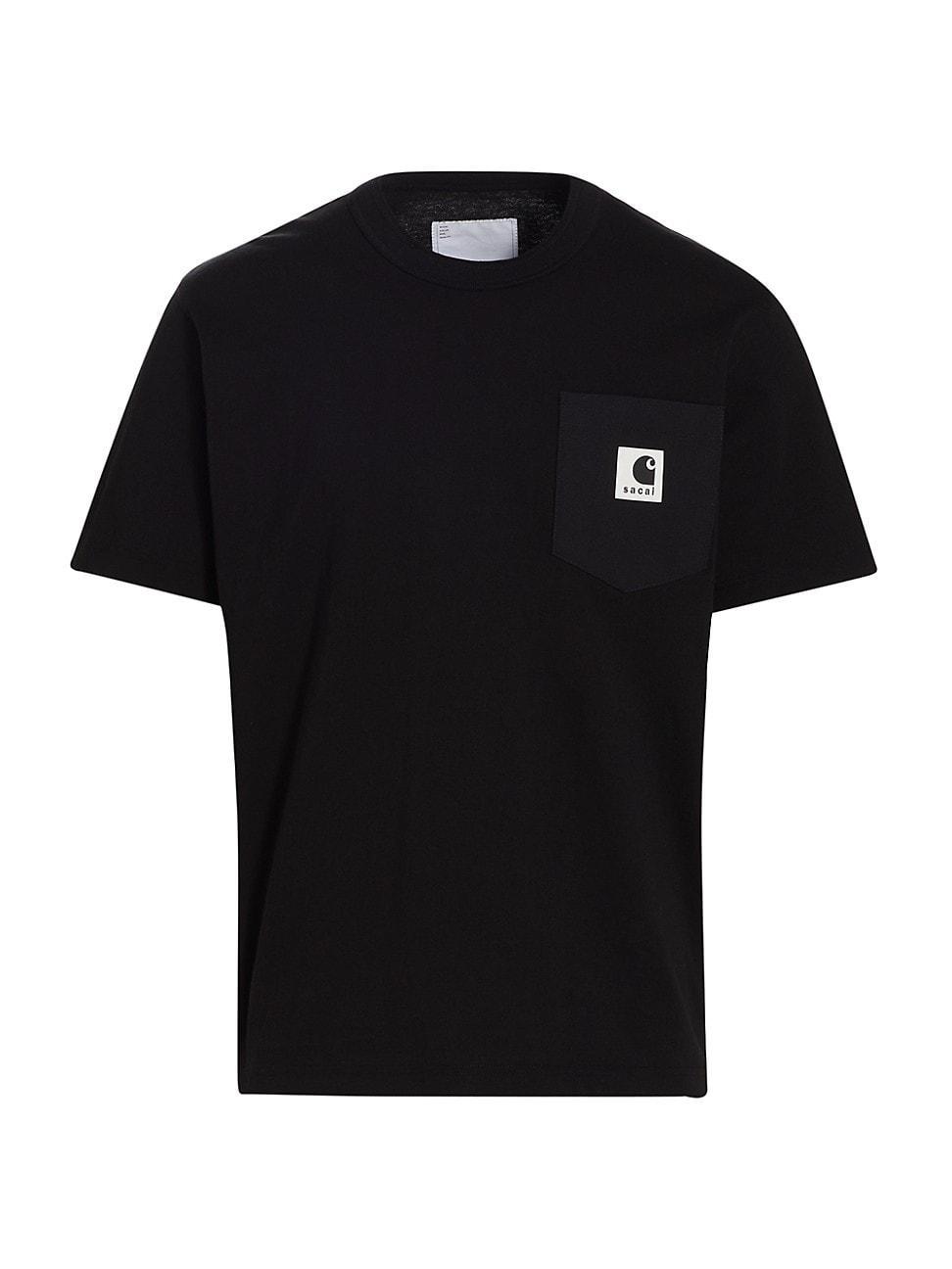 Mens Sacai x Carhartt WIP Logo Crewneck T-Shirt Product Image