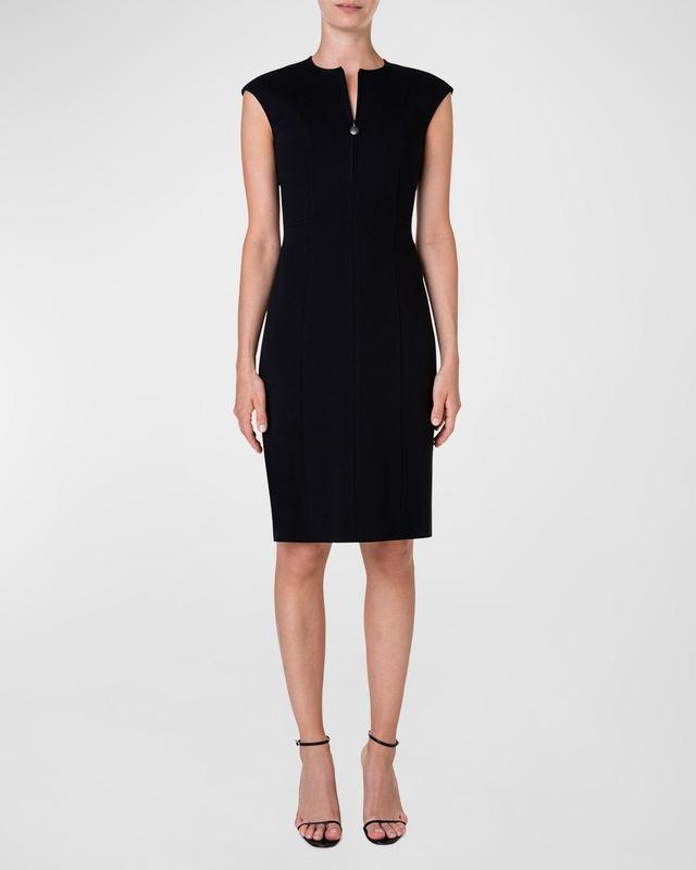 Akris punto Cap Sleeve Sheath Dress Product Image