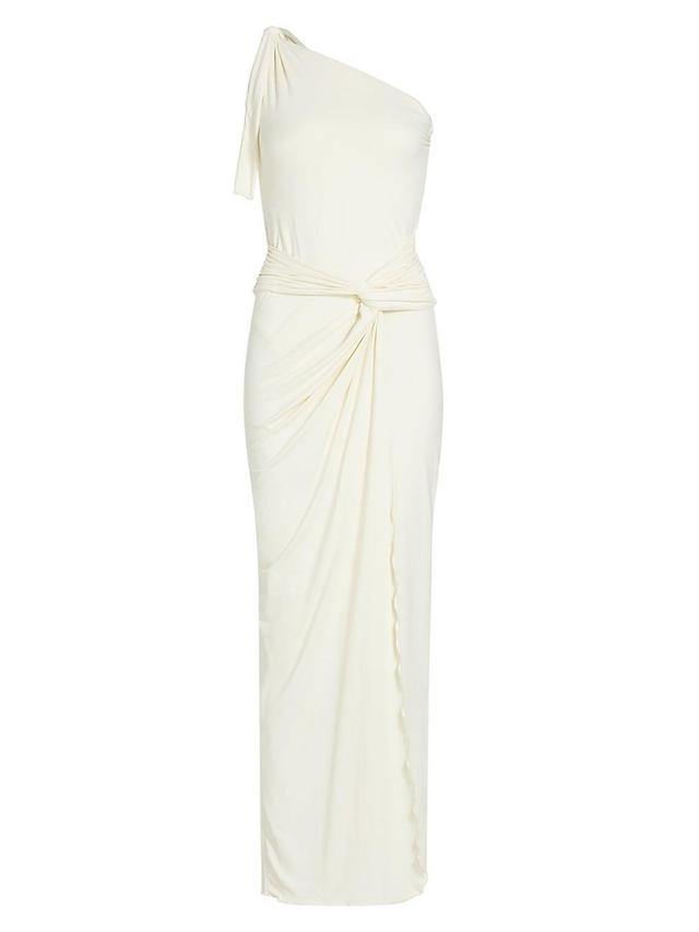 Womens Knot Joy One-Shoulder Maxi Dress Product Image