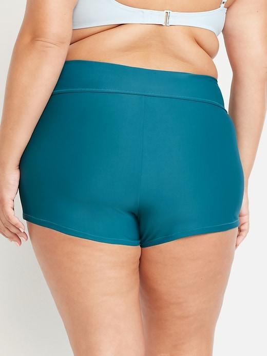 High-Waisted Swim Shorts -- 2-inch inseam Product Image