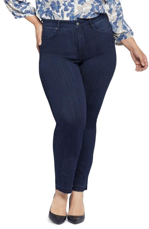 NYDJ The High Waist Release Hem Straight Leg Jeans Product Image