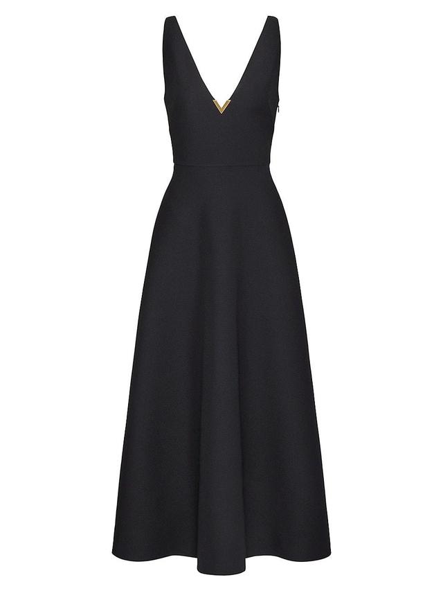 Womens Crepe Couture Midi Dress Product Image