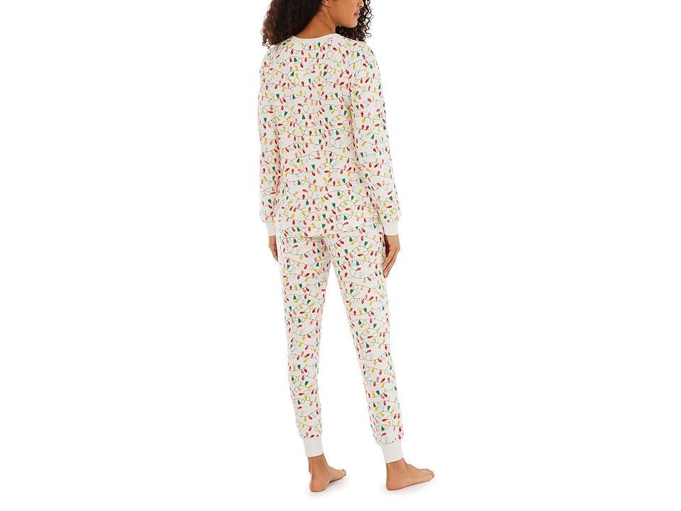 Pajamarama Christmas Lights Long PJ Set (Holiday Lights) Women's Pajama Sets Product Image