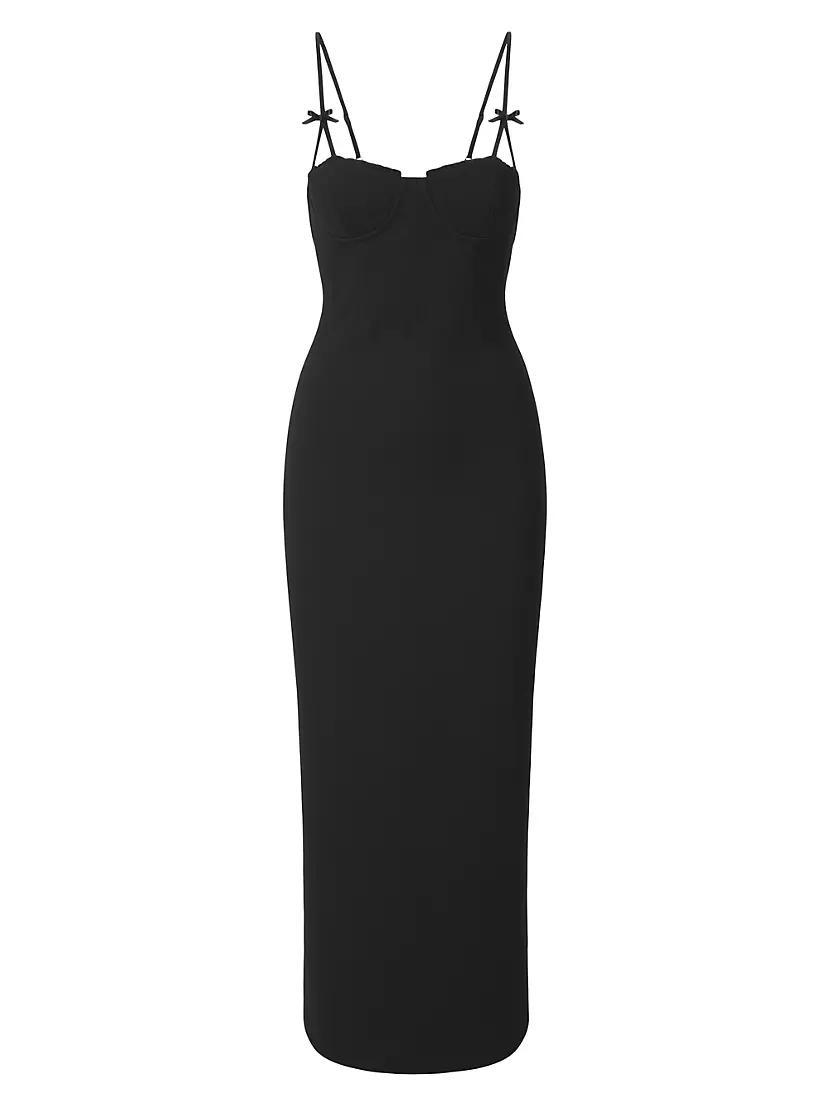 Georgina Bow Strap Sheath Gown Product Image