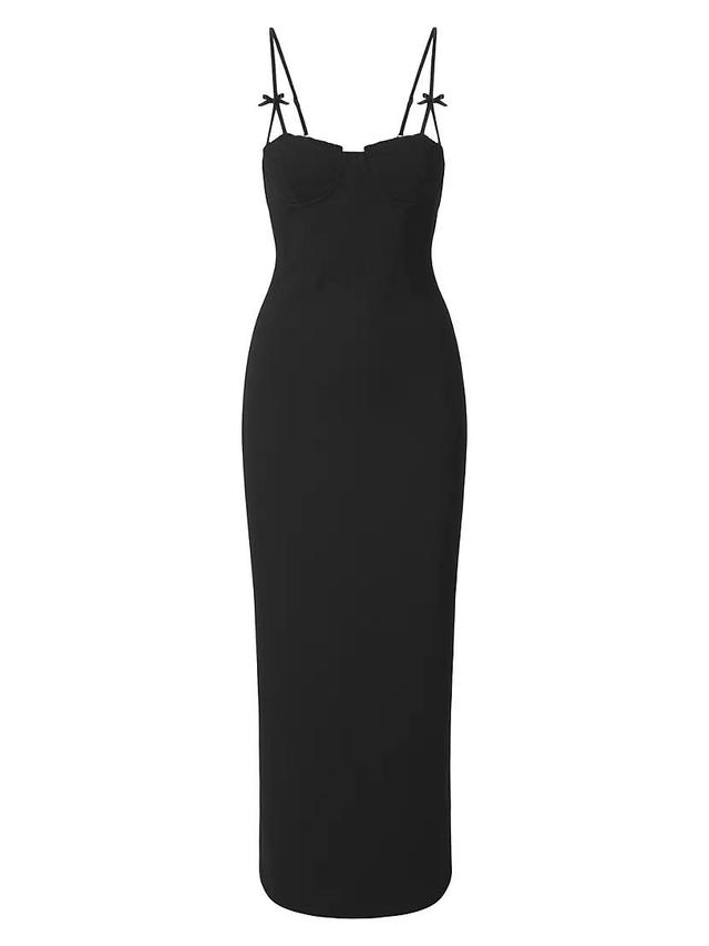 Georgina Bow Strap Sheath Gown Product Image