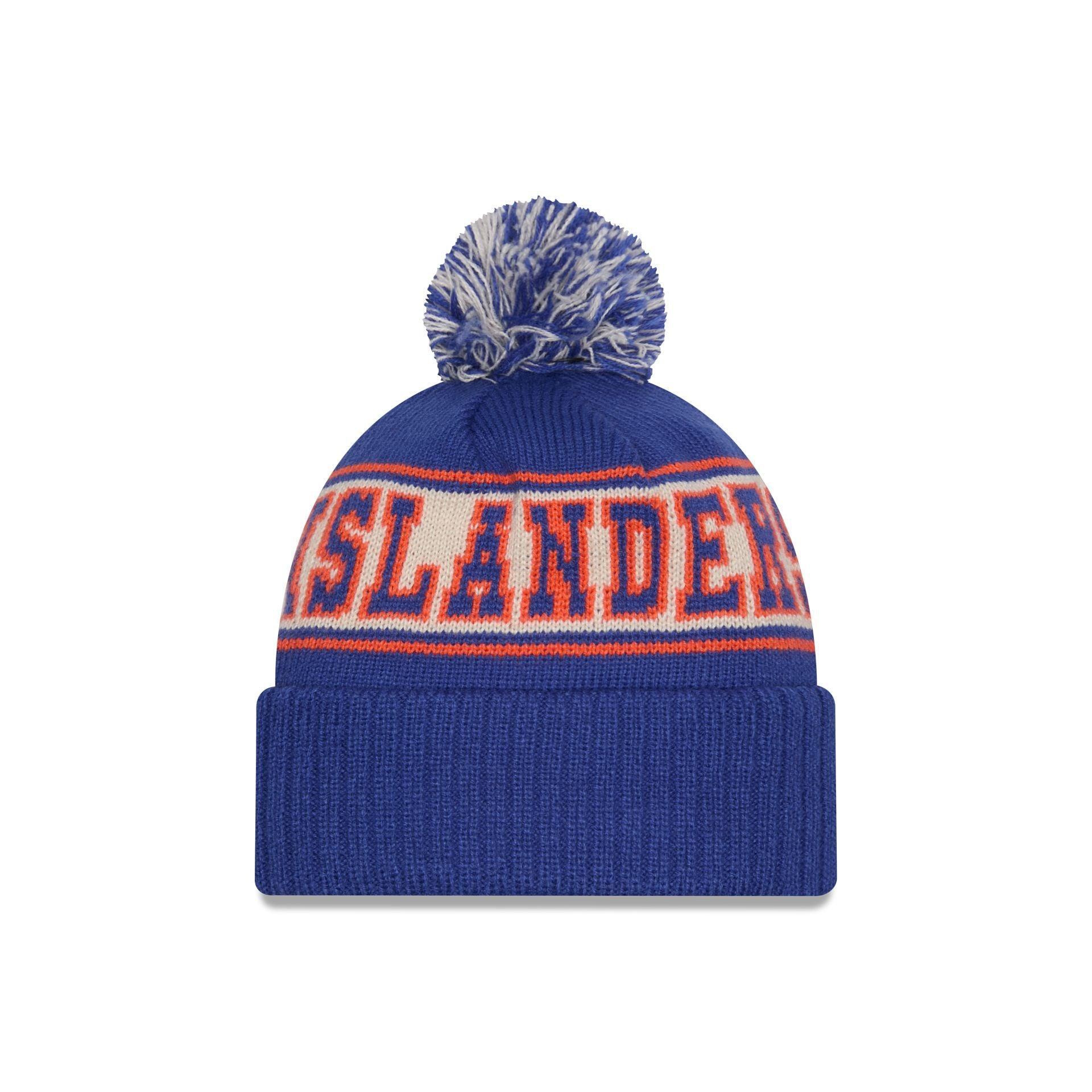 New York Islanders Retro Pom Knit Hat Male Product Image