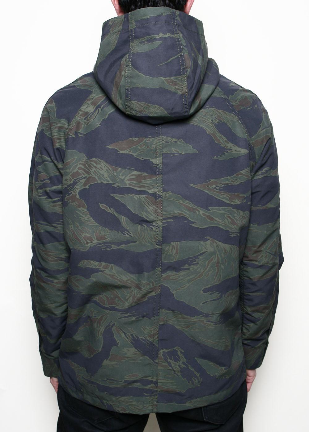 Hooded Supply Jacket // Tiger Camo Green Product Image