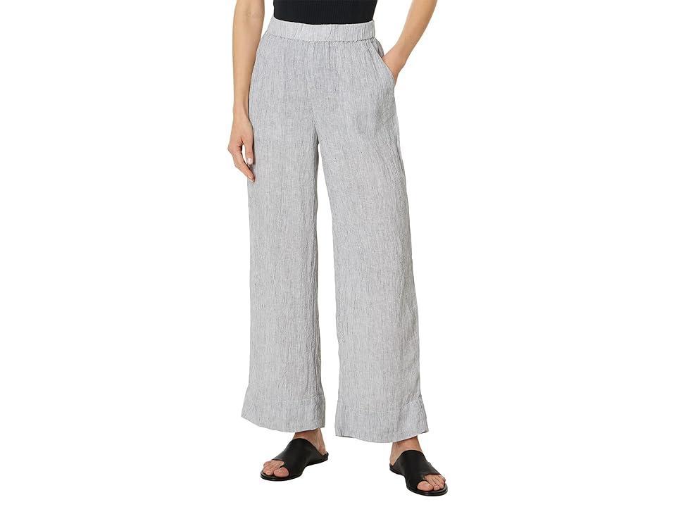 Eileen Fisher Petite Full Length Wide Leg Pant Women's Dress Pants Product Image