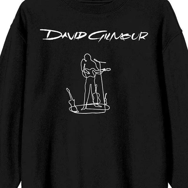 Mens David Gilmour Guitar Player Long Sleeve Graphic Tee Product Image