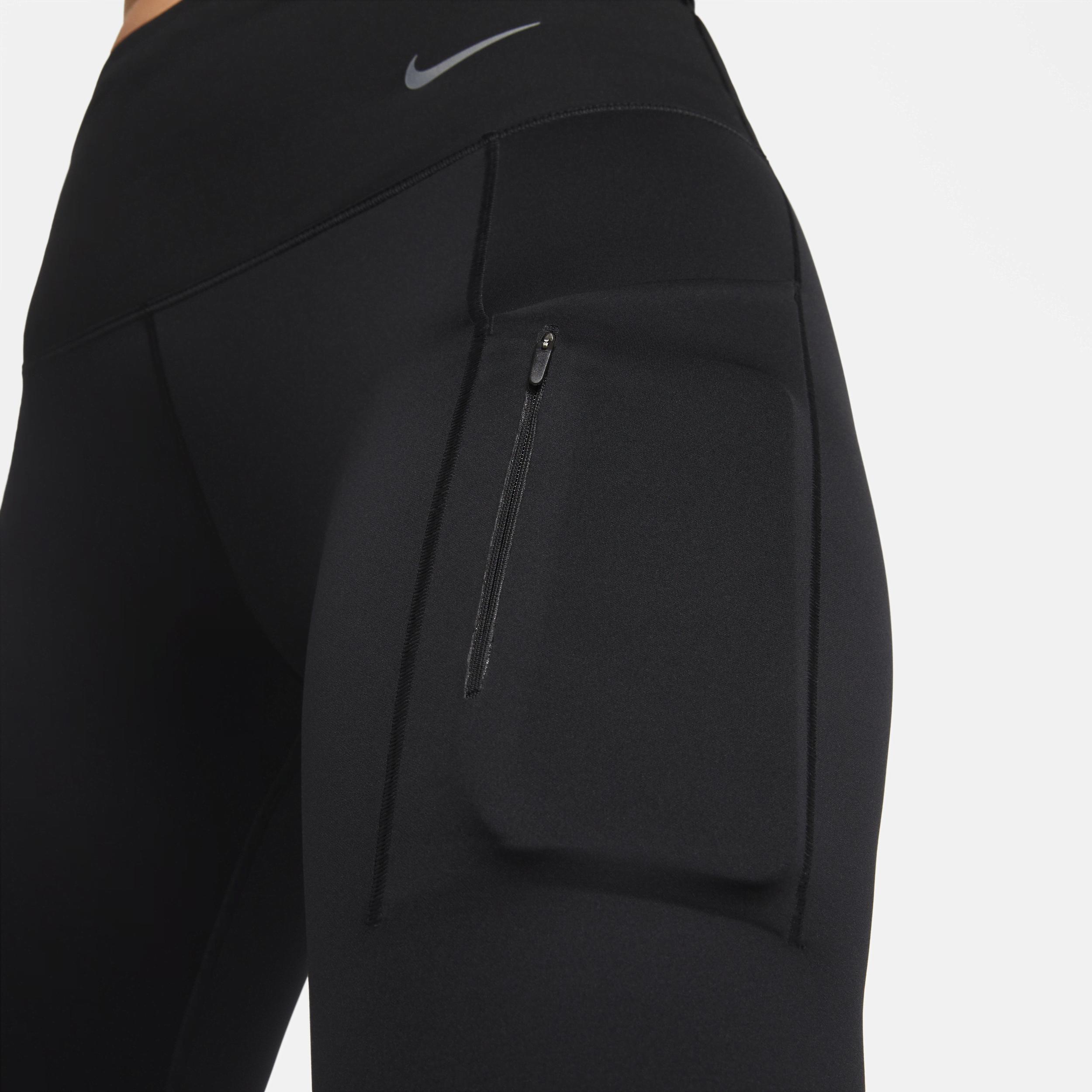 Nike Go Women's Firm-Support Mid-Rise Cropped Leggings with Pockets Product Image