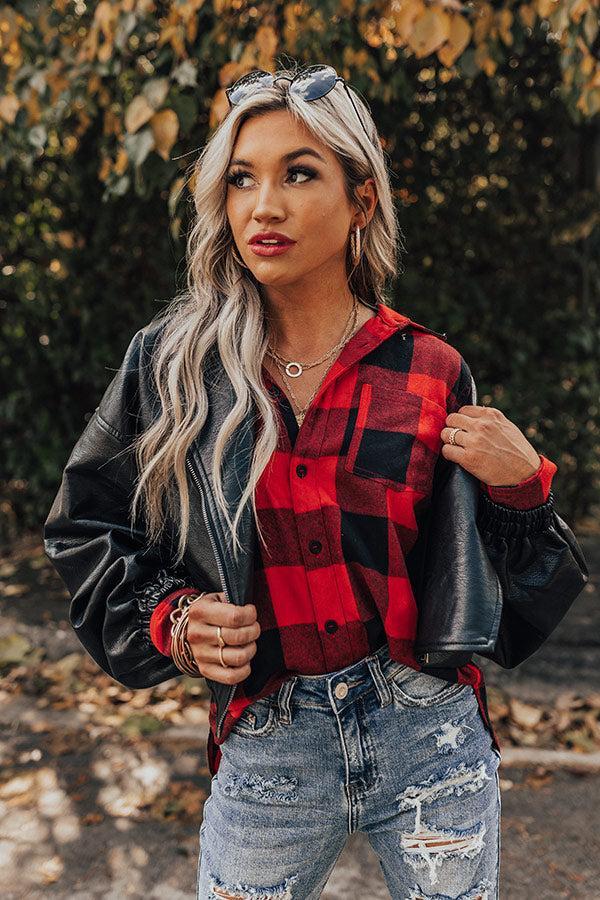 Colorado Cuddles Flannel In Red Product Image