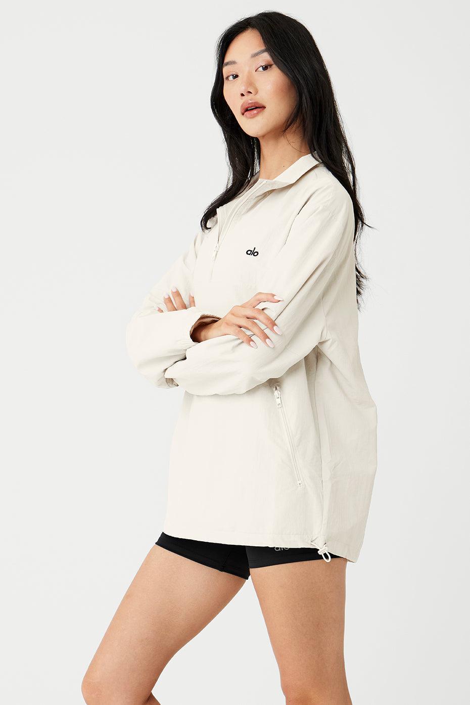 Takeaway Track Pullover - Bone Female Product Image