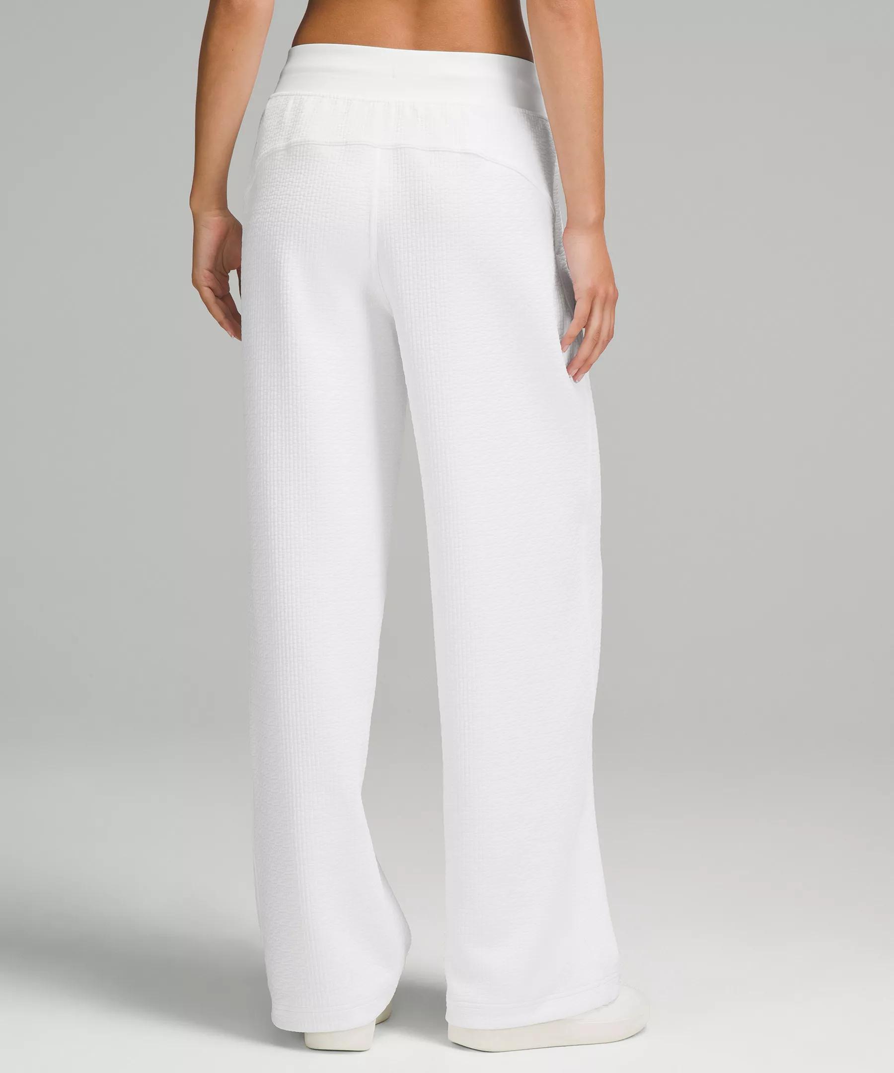 Textured Wide-Leg High-Rise Track Pant *Regular Product Image