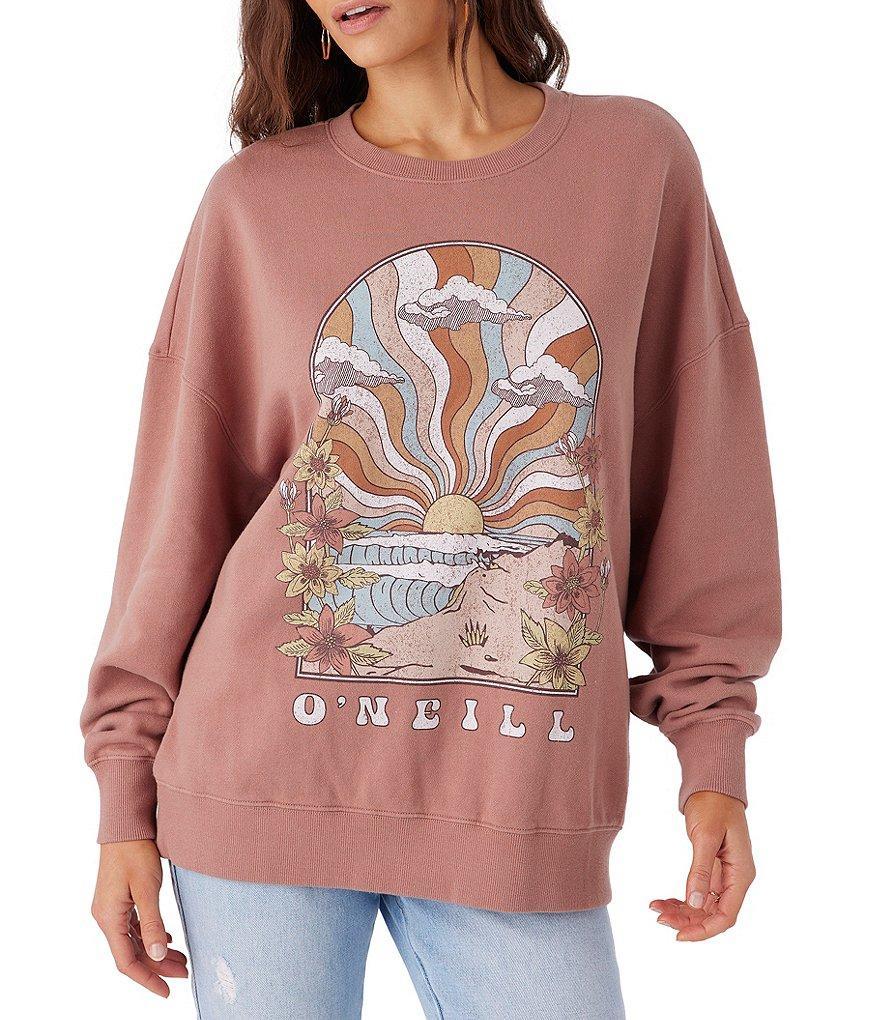 O'Neill Choice Long Sleeve Oversized Fleece Graphic Sweatshirt product image