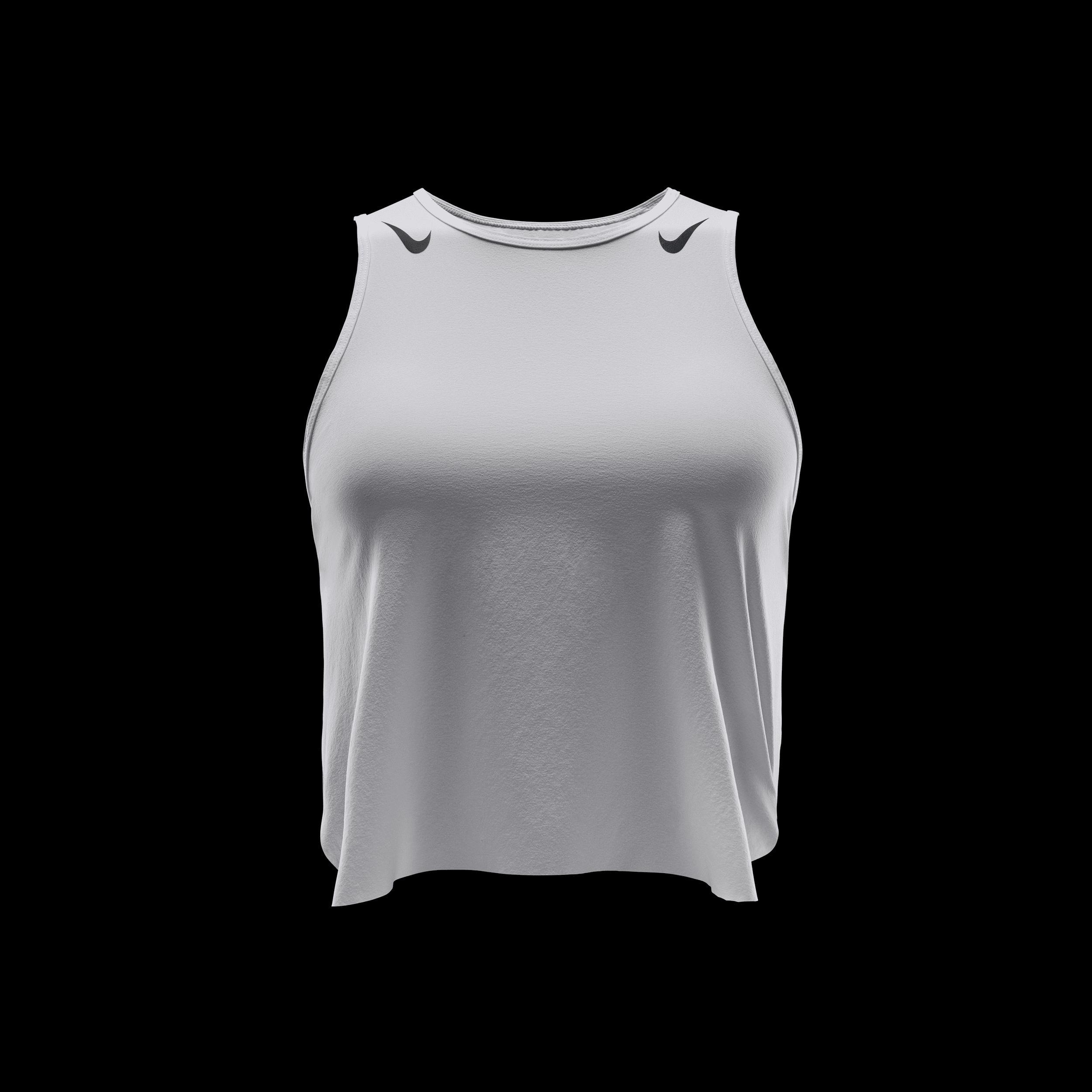 Nike Womens AeroSwift Dri-FIT ADV Cropped Running Tank Top Product Image