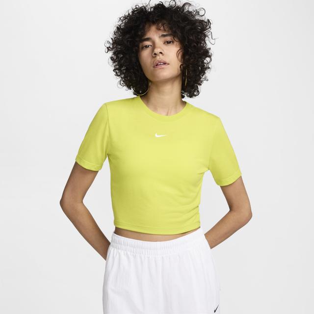 Women's Nike Sportswear Essential Slim Cropped T-Shirt Product Image