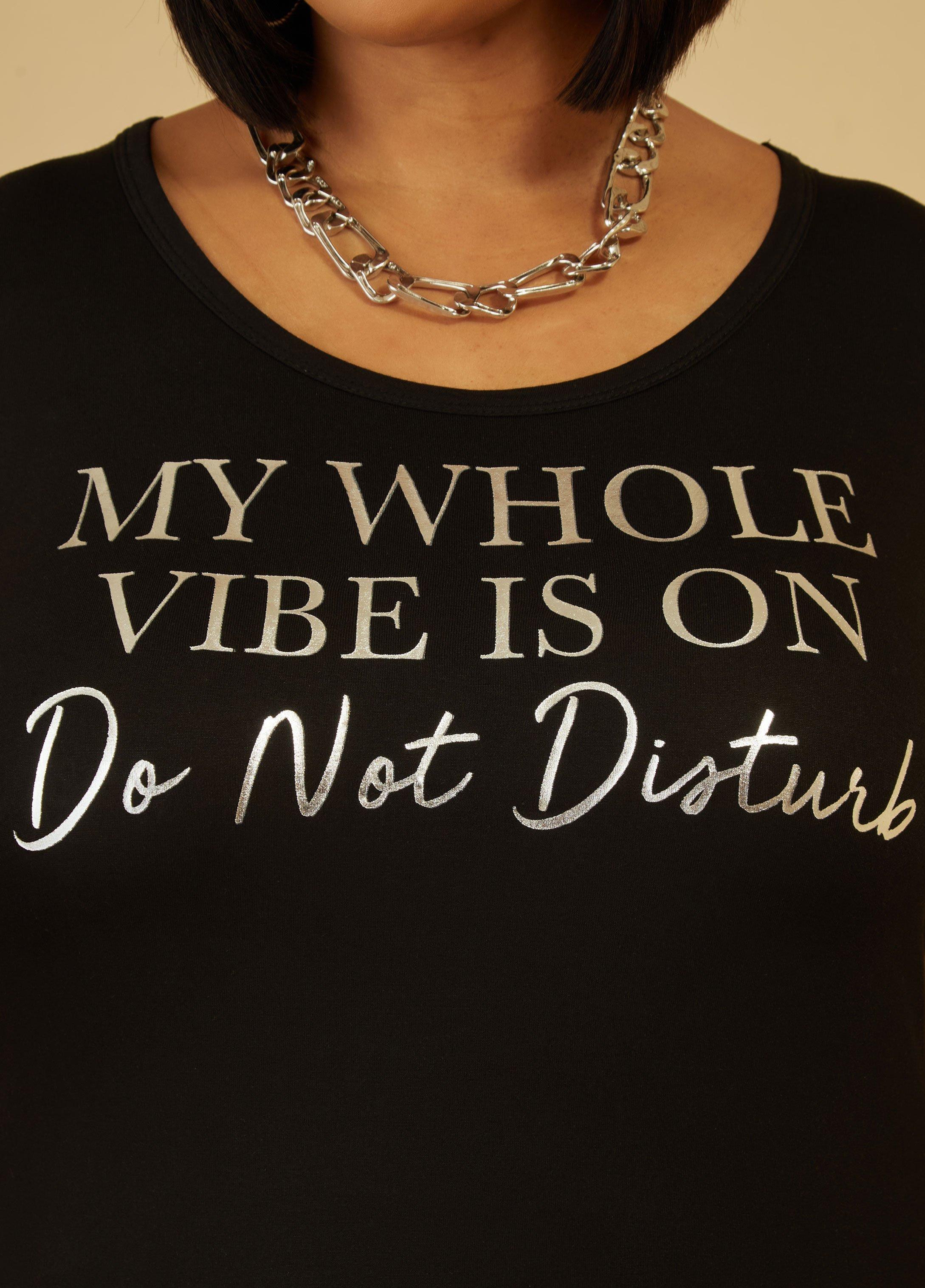 My Whole Vibe Metallic Graphic Tee Product Image