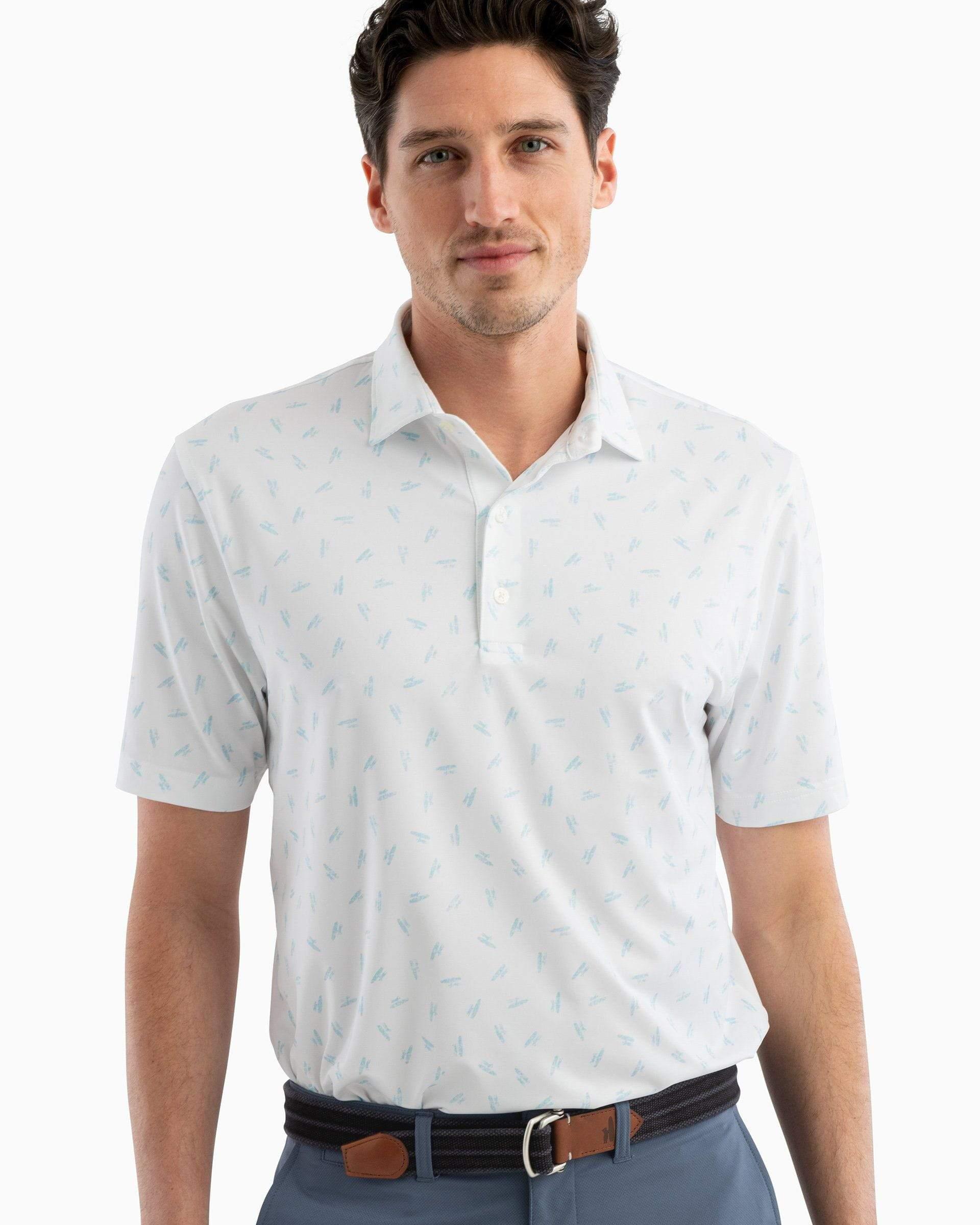 Exeter Printed Jersey Performance Polo Product Image