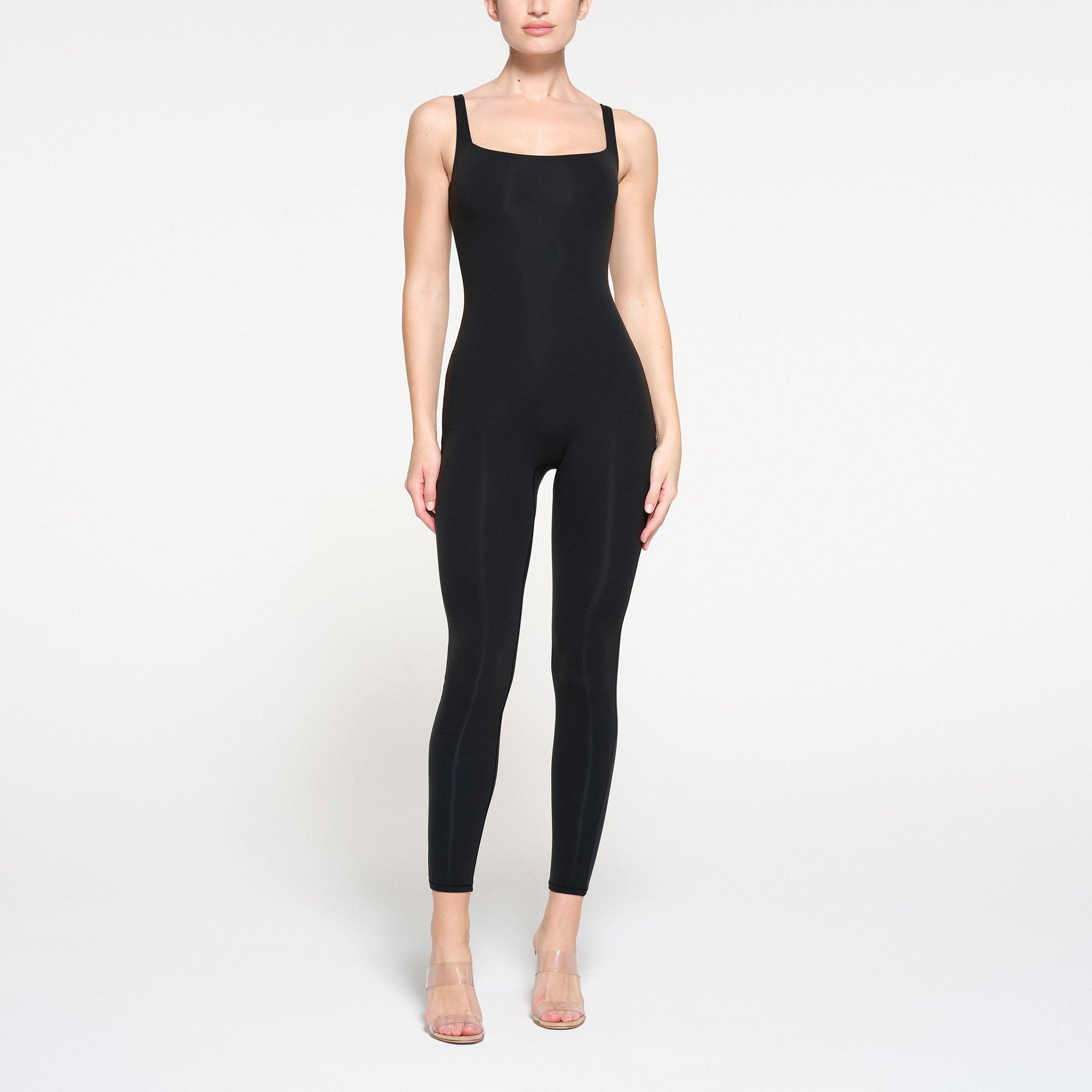 FITS EVERYBODY SQUARE NECK LOW BACK CATSUIT | ONYX Product Image