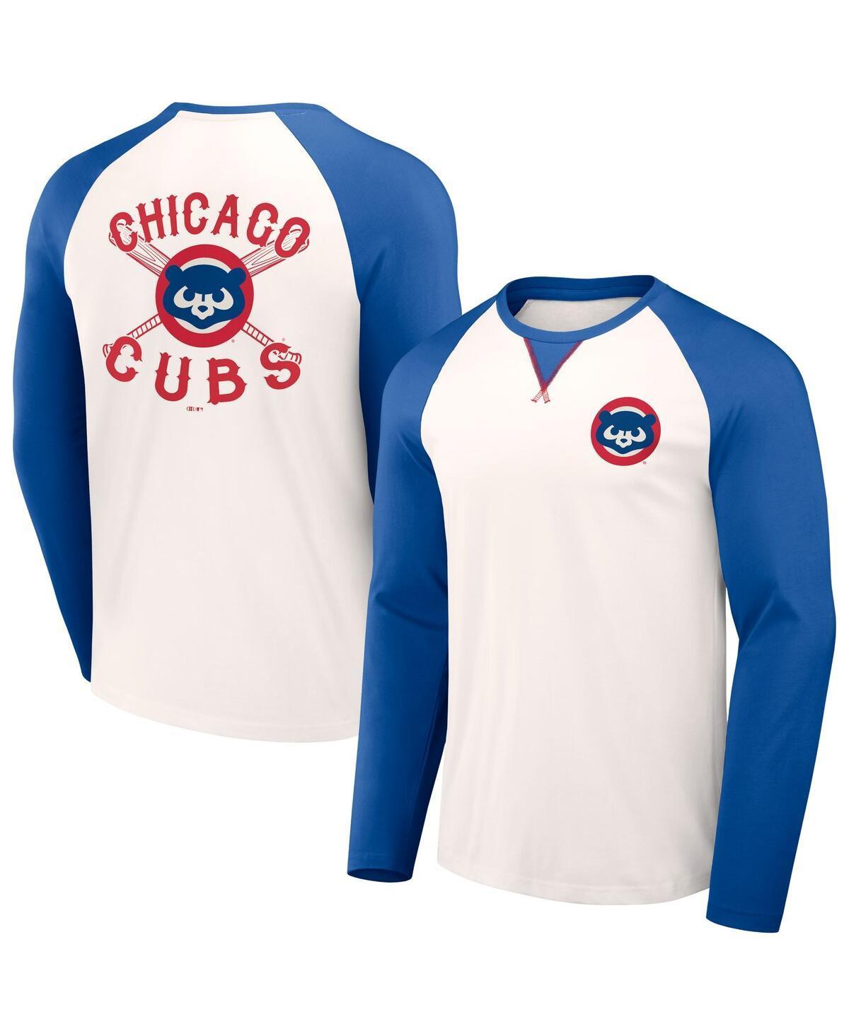 Mens Darius Rucker Collection by Fanatics White Chicago Cubs Team Color Raglan T-shirt - White Product Image