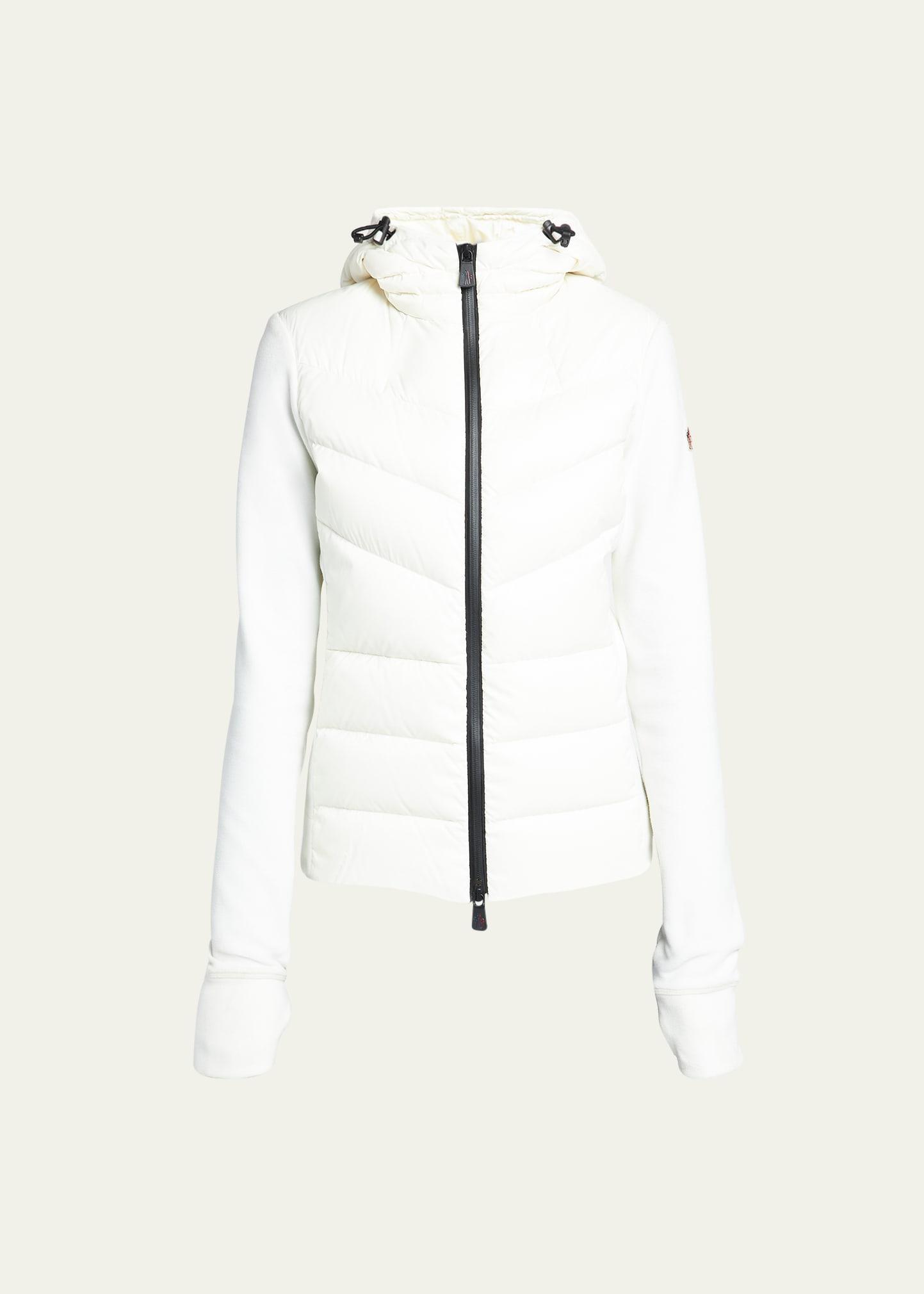 Puffer Zip-Up Cardigan Product Image