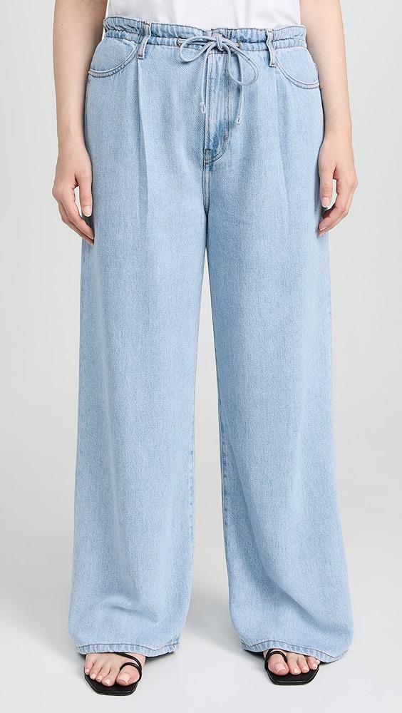 FRAME Super Drape Drawstring Wide Leg Jeans | Shopbop Product Image