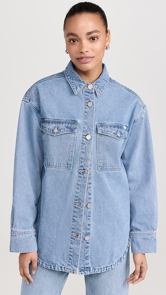 ABRAND Denim Shacket | Shopbop product image