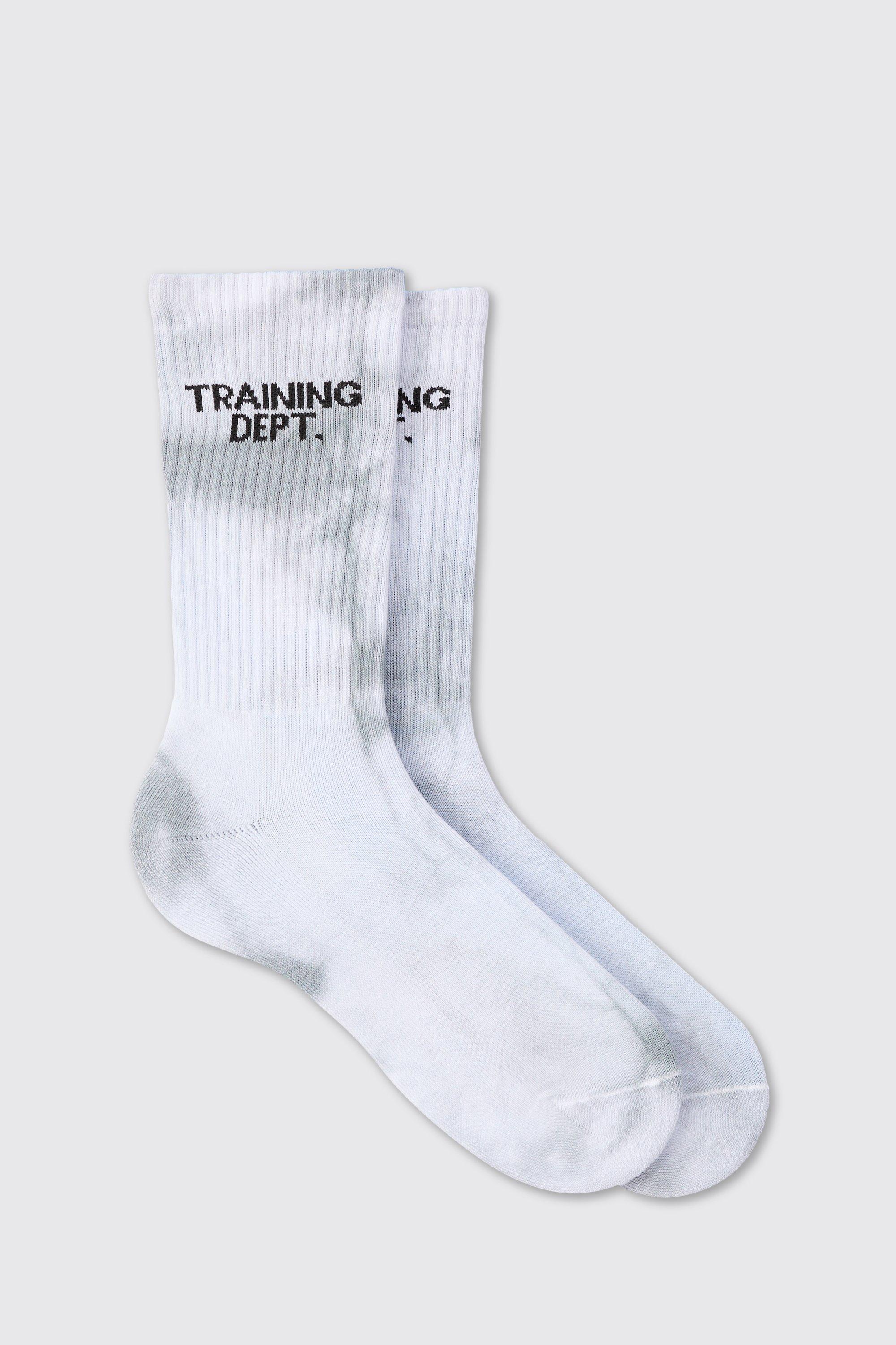 Man Active Training Dept Tie-dye Crew Socks | boohooMAN USA Product Image