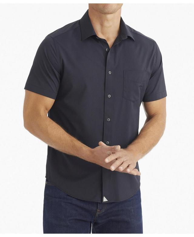 UNTUCKit Mens Regular Fit Wrinkle-Free Performance Short Sleeve Gironde Button Up Shirt Product Image