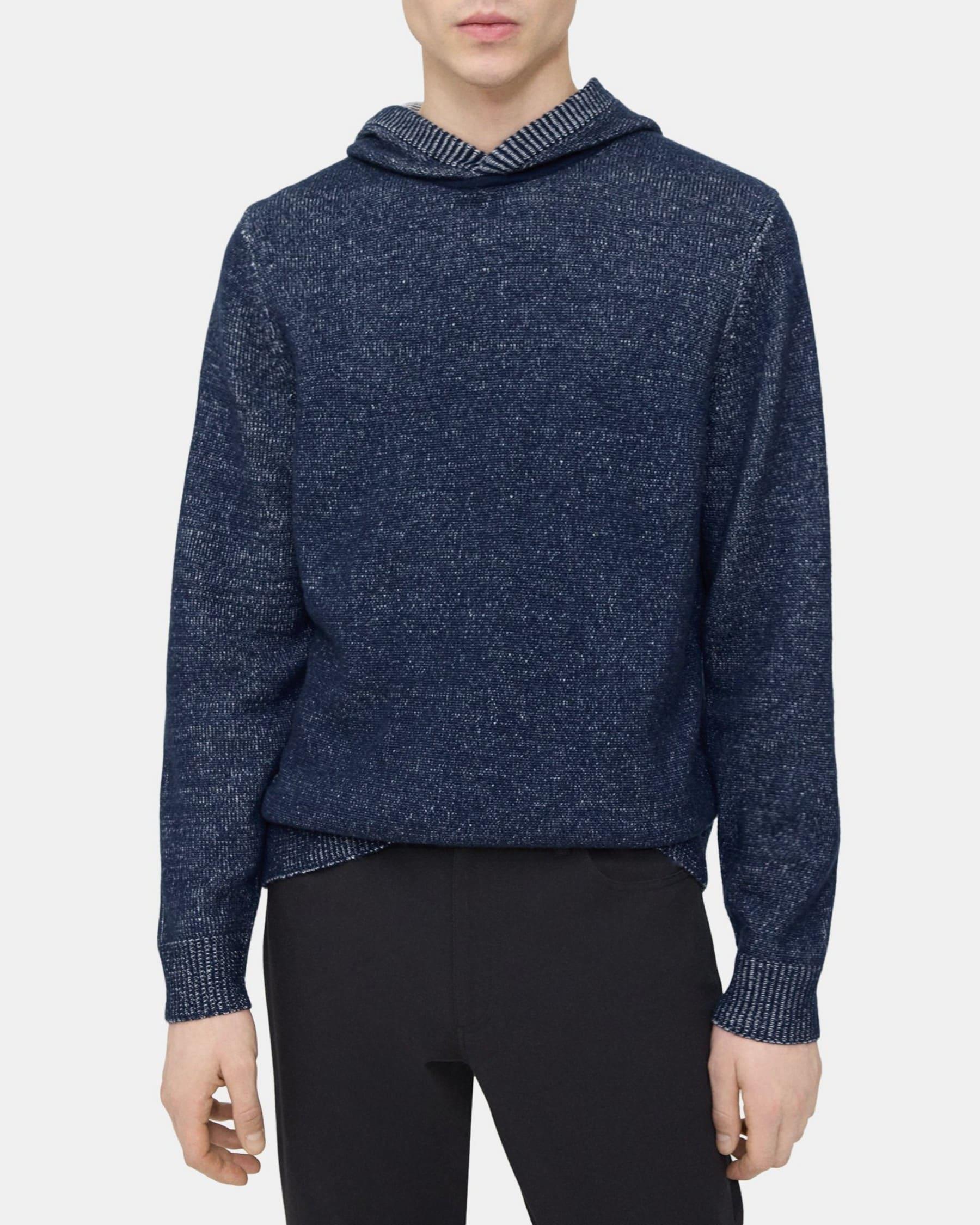 Hoodie in Wool-Cashmere Product Image