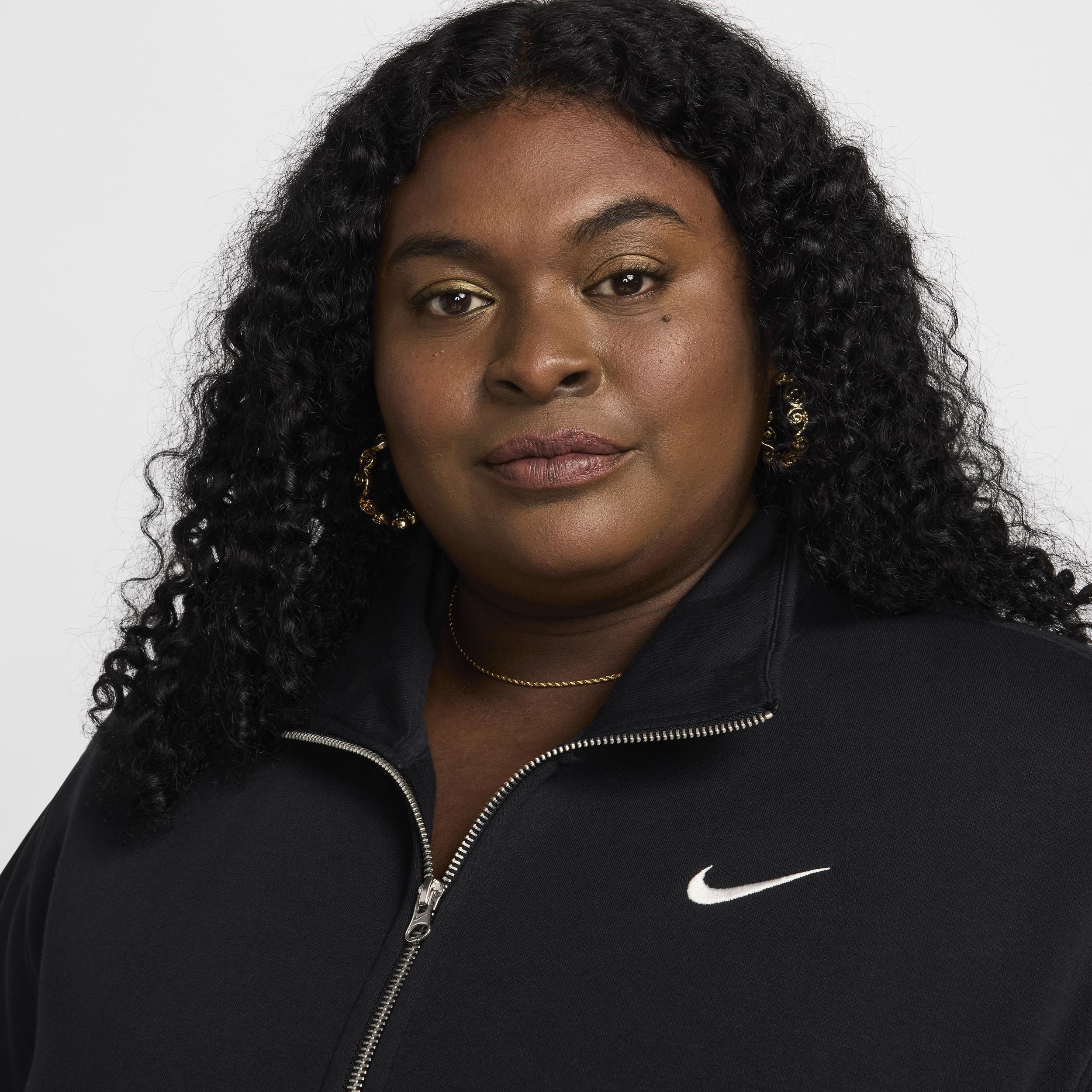 Women's Nike Sportswear Phoenix Fleece Oversized Track Jacket (Plus Size) Product Image