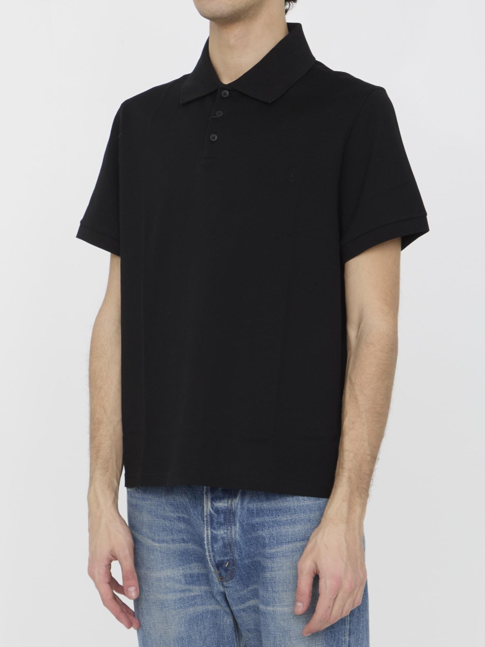 Monogram Polo Shirt In Black Product Image