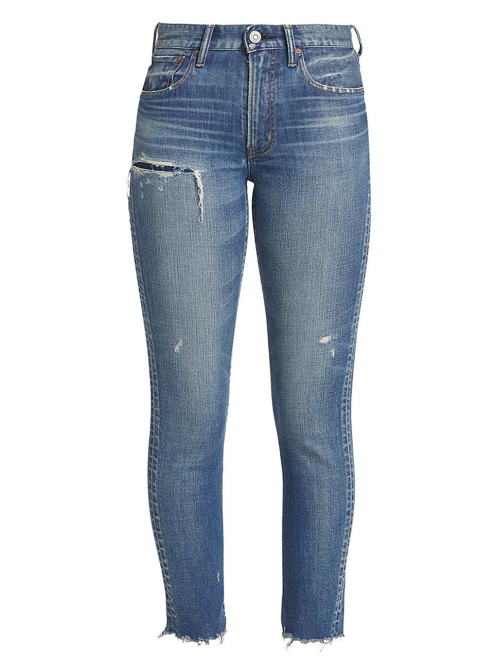 Womens Hammond High-Rise Skinny Distressed Jeans Product Image