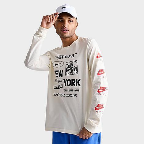 Mens Nike Sportswear Just Do It NYC Graphic Long-Sleeve T-Shirt Product Image