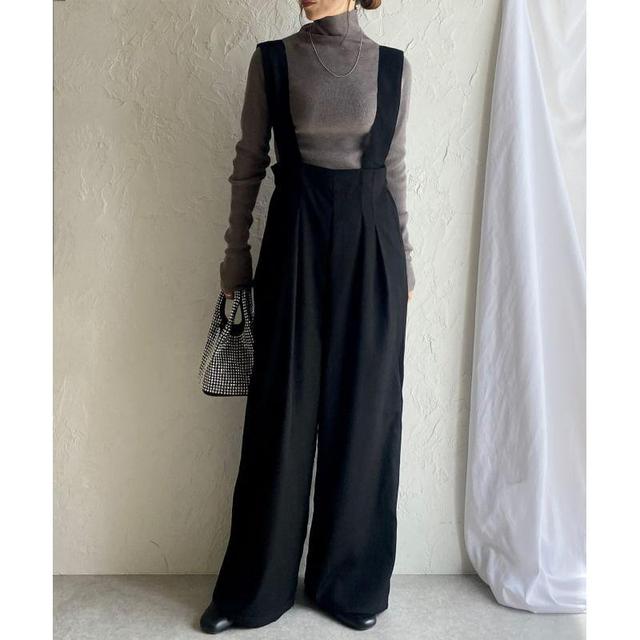 Suspender Wide Leg Pants Product Image