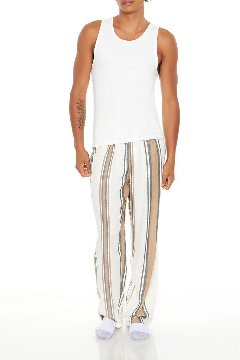 Striped Flannel Pajama Pants | Forever 21 Product Image