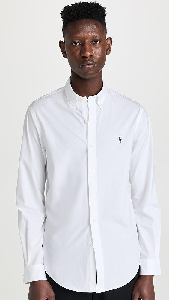 Polo Ralph Lauren Slim Fit Stretch Poplin Shirt | Shopbop product image