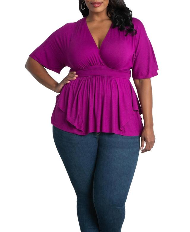 Womens Plus Size Promenade Jersey Top Product Image