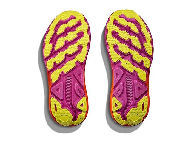 Hoka Women's Clifton 9 (Fuchsia/Black) Women's Shoes Product Image