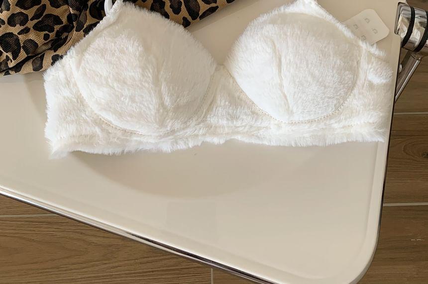 Plain Fluffy Bra Product Image