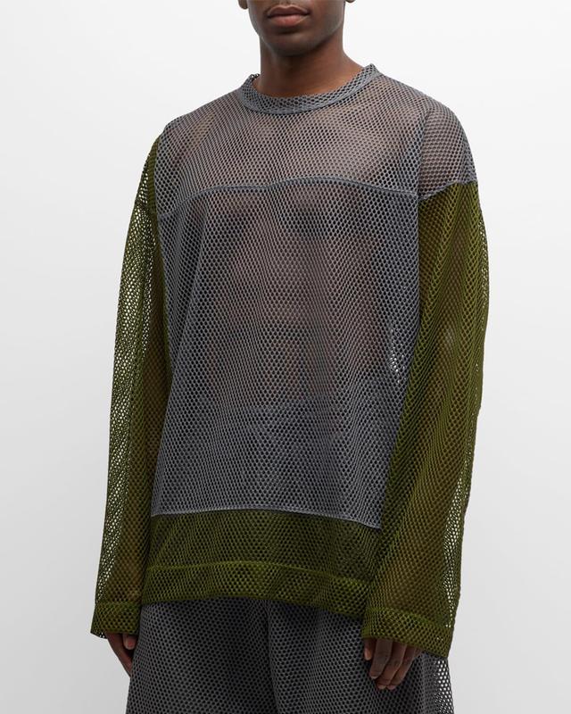 Mens Henland Bicolor Mesh T-Shirt Product Image