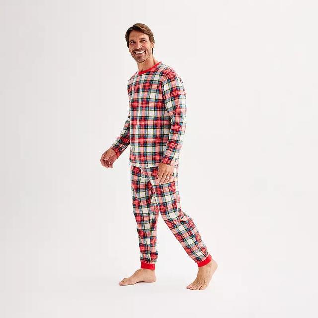 Mens Jammies For Your Families Jingle Bell Rock Pajama Top & Jogger Pajama Bottoms Set Product Image