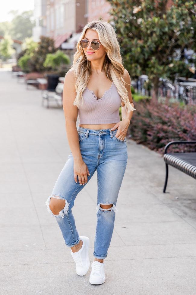 Lesley High Waisted Mom Jeans FINAL SALE product image